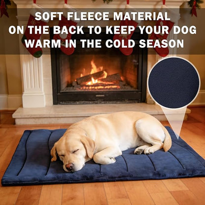 SCENEREAL Dog Cooling Mat for Crate, Thicken Self-Cooling Dog Pad Reversible (Cool & Warm), 36"x23" Pet Cool Bed for M Large XL Dogs,Kennel Sofa Mats Machine Washable, Durable Non-Toxic Gel, Outdoor