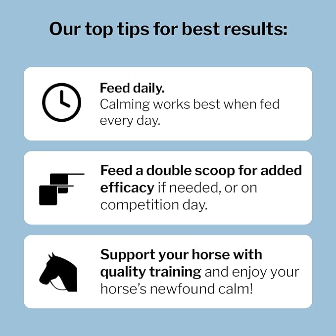 Formula 707 Calming Equine Supplement 20LB Bag – 160 Servings – Anxiety Relief and Enhanced Focus for Horses – L-Tryptophan, Thiamine & Magnesium