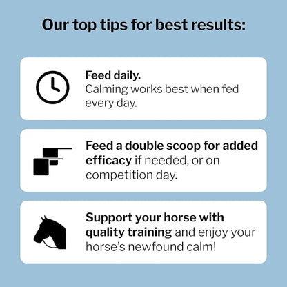 Formula 707 Calming Equine Supplement 20LB Bag – 160 Servings – Anxiety Relief and Enhanced Focus for Horses – L-Tryptophan, Thiamine & Magnesium