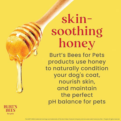 Burt's Bees for Pets Honey Multipurpose Dog Grooming Wipes, Gentle Hypoallergenic Spot Cleaning Sheets, pH Balanced Natural Origin Formula for Paws, Face and Butt, 50 Count
