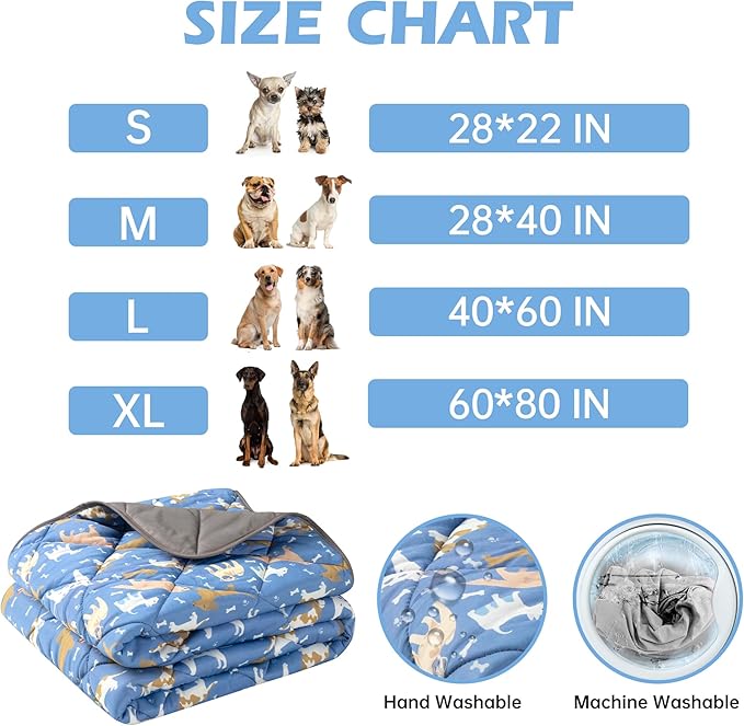 Dog Cooling Mat,Cat Self Cool Ice Pad,Lightweight Pet Cooling Pads Blanket Bed Cover,Puppies Summer Cool Tech Fabric,Washable Dog Sleeping Mat for Home & Outdoor,Keep Cool for Pets