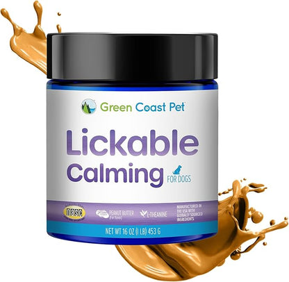 Lickable Actives (Calming) Supplement for Dogs, 16 oz | Made in USA | 30 Day Supply