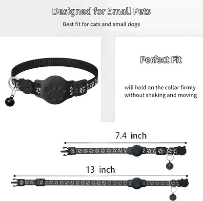 GPS Collar for Cats，Pet Tracker (Android Only) Smart tag,Waterproof Compatible with Google Find My,No Monthly Fee,Advanced Tracking Solution Smart Collar for Pet Safety Ideal Small Large Cats