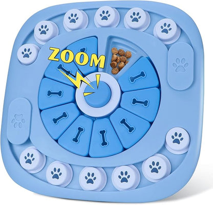 XIGOU Dog Puzzle Toys - Treat Dispensing Dog Enrichment Toys for IQ Training & Brain Stimulation - Interactive Mentally Stimulating Toy - Gifts for Puppies, Cats, Dogs