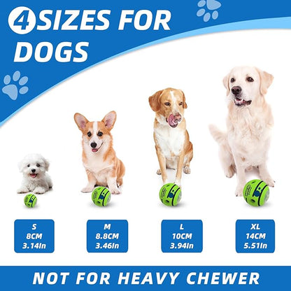 Interactive Puzzle Dog Treat Ball, Treat Dispensing Enrichment Dog Toys Ball, S, 3.14 in (8 cm)