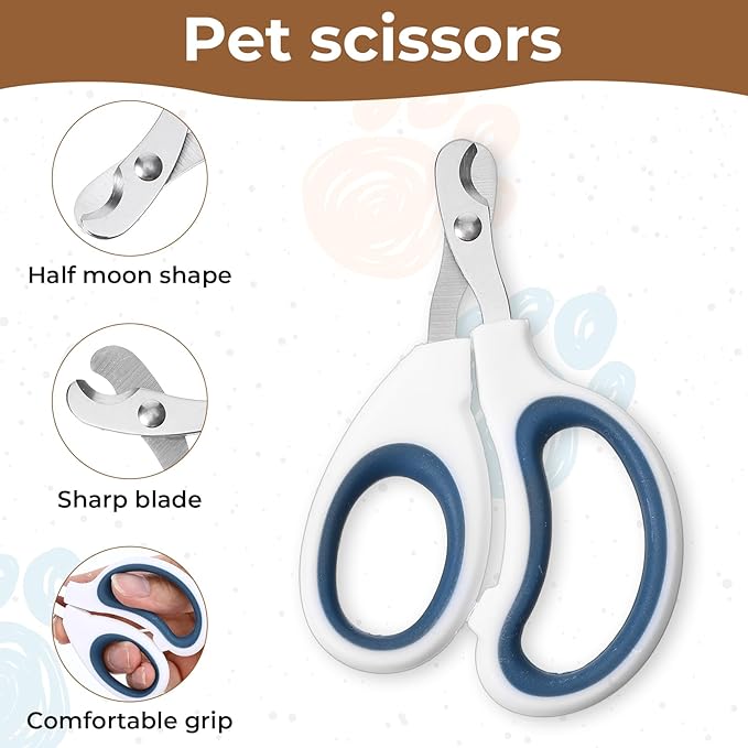 Dog Nail File Board Dog Nail Scratch Board Pad with 3 PCS Replaceable Filing Disc Wooden Scratchs Pad with Professional Pet Nails Clipper Cat Nails Trimmer for Cats, Dogs