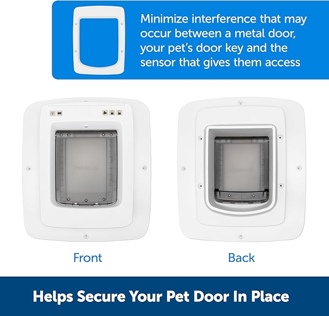 PetSafe SmartDoor Connected Pet Door Installation Adaptor - Allows for Installation in Metal, Glass & Walls - Minimizes Signal Interference - Weather-Resistant - Medium