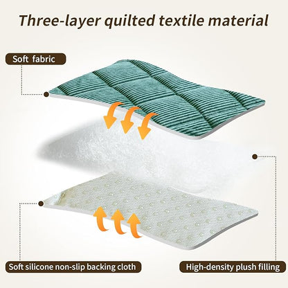 Couch Covers for Dogs Washable, Non Slip Couch Covers for Loveseat Sofa Pet Friendly, Soft Fuzzy Sofa Covers for Pet, Dog Couch Cover Furniture Protector(1PC,Green,27.6"x27.6")