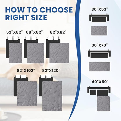 Waterproof Dog Bed Cover Pet Blanket, Soft Couch Cover for Dogs Washable, Non-Slip Dog Blanket Protect Furniture Couch Sofa Car for Puppy Large Dogs Cat (82x120 Inch, Light Grey)