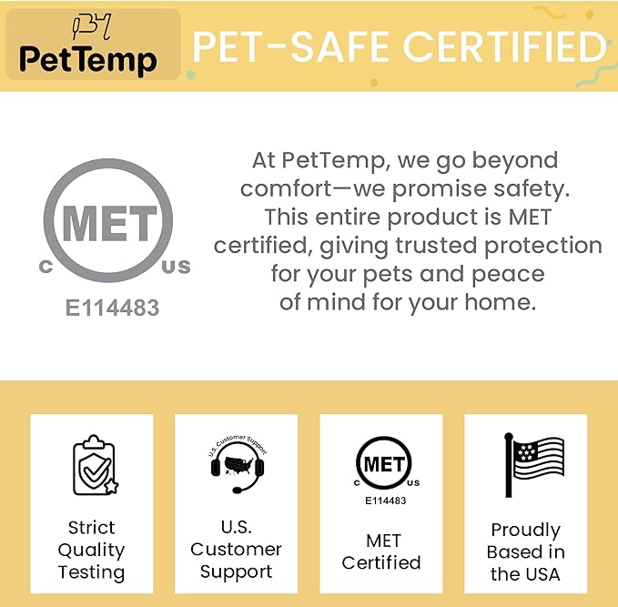 Pet Heating Pad for Cats Dogs Indoor & Sheltered Outdoor Waterproof Heated Cat Bed Heated Dog Bed Chew Resistant Cord Constant Temperature Gray Paw Print 20 x 16 Inch