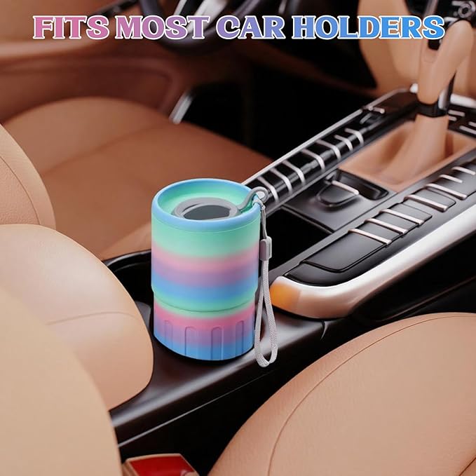 Portable Sunflower Seed Cup with Shell Storage, 3D Printed Pistachios Nut Snack Bowl Containers for Outdoor/in Car/Travel/Sports Games, Seed Lovers Gift - Colored