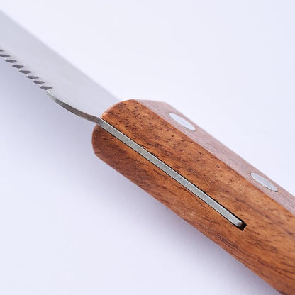 Carding Knife for Dog Grooming, Undercoat Removal Comb for Terriers and Double Coated Breeds, 2 Piece Fine and Coarse Wooden Handle Set for Professional Groomers and Home Use