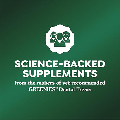 Greenies Supplements Dog Skin and Coat Supplements with Omega 3 Fatty Acids & Fish Oil for Dogs, Chicken Flavor, 14.7 oz, 80 Count (Pack of 2)