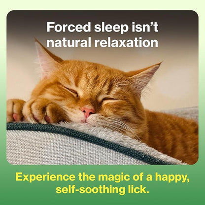 Doctor By Cat Calming Stress and Anxiety Relief Supplement Anti Stress Relaxant Sedative overgrooming with Lactium, L-Tryptophan 30 lickable Formula Individually Packaged, Chicken (1 Pack)