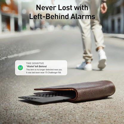 2026 [Apple MFi Certified] (iOS Only) Bluetooth Tracker Smart Card for Apple Find My iPhone Ultra-Thin Wallet GPS Tracker, 5-10 Years Staying Power, Keys Finder & Item Locator for Keys, Bags, Passport