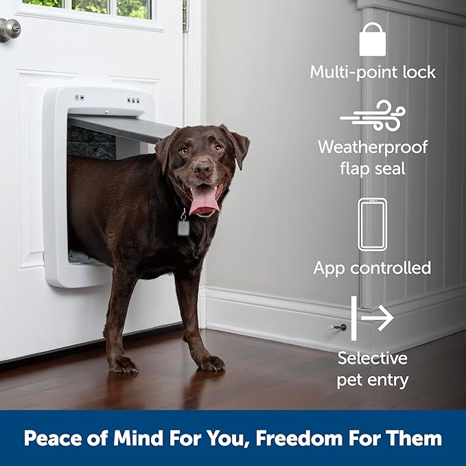 PetSafe SmartDoor Connected Pet Door Installation Adaptor - Allows for Installation in Metal, Glass & Walls - Minimizes Signal Interference - Weather-Resistant - Large