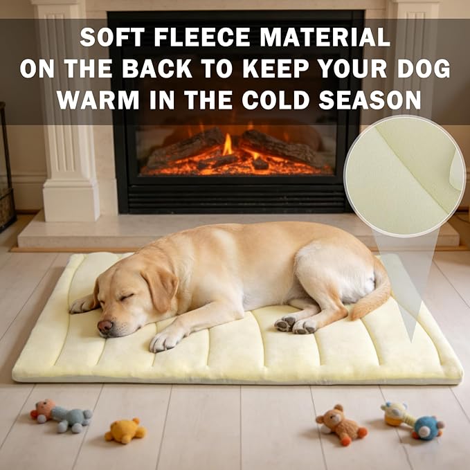 SCENEREAL Dog Cooling Mat for Crate, Thicken Self-Cooling Dog Pad Reversible (Cool & Warm), 36"x23" Pet Cool Bed for M Large XL Dogs,Kennel Sofa Mats Machine Washable, Durable Non-Toxic Gel, Outdoor