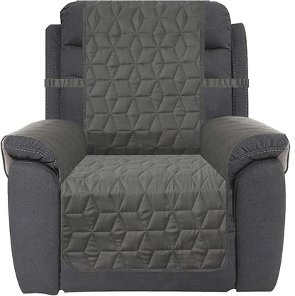 Ameritex Waterproof Large Recliner Cover Christmas Decor Stay in Place, Dog Couch Recliner Cover Furniture Protector for Pets and Kids (Green, 30'')