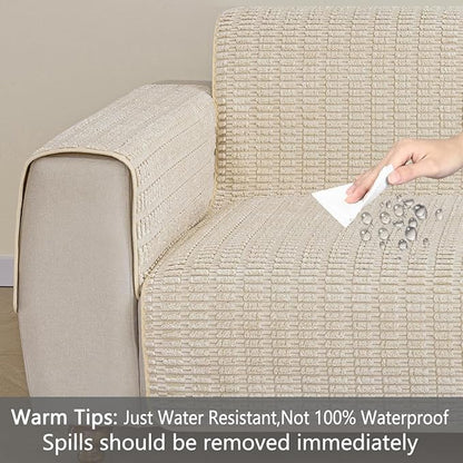 Muamar Dog Bed Cover Sofa Protector,Anti Slip Waterproof Sofa Covers for Living Room Couch Covers,Sofa Mat,Seat Cover,Dog Mat,Pet Pad for Furniture 1 Piece (30x70 inch, Cream White)