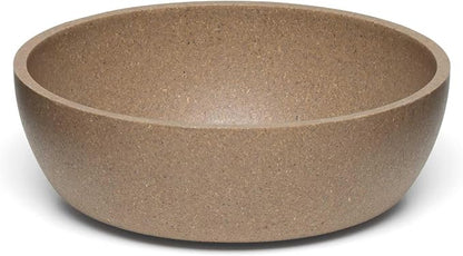 Loving Pets - Dolce Bamboo - Eco-Friendly Pet Bowls & Dishes for Dog, Cats, Puppy Food and Water Bowl -Sustainable and Dishwasher Safe, Made with Real Bamboo (Large, Coffee-Brown)
