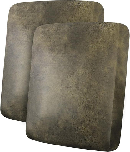 ANARACHON Leather Look Couch Cushion Covers Sofa Seat Slipcovers Sets Couches Furniture Protector for Sectional Armchair Loveseat Pets Kids Stretch Spandex Fabric (2 Cushion Sofa, Yellow)