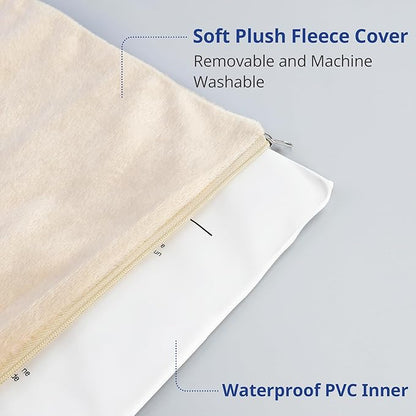NICREW Pet Heating Pad for Dogs and Cats, Heated Dog Bed with Steel-Wrapped Cord and Soft Fleece Cover, 27.5 x 15.7 Inches, 50 Watts