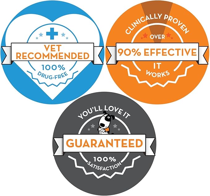 ThunderEase Dog Calming Pheromone Diffuser Refill | Powered by ADAPTIL | Vet Recommended to Relieve Separation Anxiety, Stress Barking and Chewing, and The Fear of Fireworks and Thunderstorms (60 Day