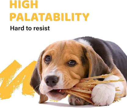 iPaw 5 Packs Value Combo Turkey Tendons for Dogs, Single Protein, Hypoallergenic, All Natural Human Grade Puppy Chew, Rawhide Alternative Dog Treats, Strip (Large)