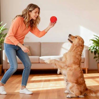 Interactive Dog Toys - Chew-Proof Dog Ball for Aggressive Chewers, Self-Moving Automatic Vibration with 3 Modes, IP54 Waterproof E-TPU, Ideal for Medium and Large Dogs