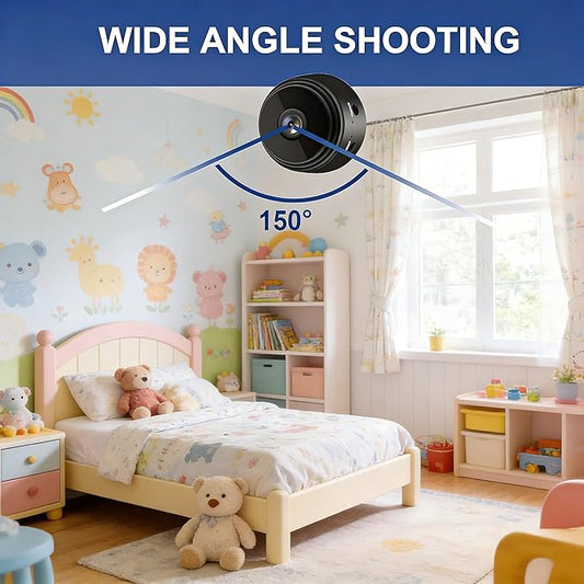 Hidden Camera for Home Use, Mini Security WiFi Camera, HD 1080P Outdoor/Indoor Night Vision Cam for Baby, Pets, Compatible with Smartphone, Tablets SXT 1PCS Guiyang G/Y3