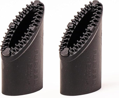 FUR-EEL PRO Professional Vacuum Cleaner Attachment for Cleaning Cars, Upholstery & Carpets Vacuum Cleaner Brush for Effective Removal of Pet Hair, Sand, Dust & Lint (Pack of 2)