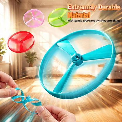 BABORUI Cat Toy Disc, 32Pcs Interactive Cat Fetch Toy Flying Discs, Flying Enrichment Toys for Indoor Bored Kittens & Adult Cats (32Pcs)