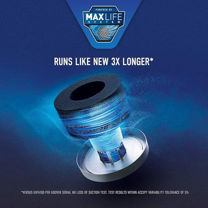 Hoover MaxLife Pro Pet Swivel Vacuum Cleaner, Bagless Upright Vac, HEPA Media Filtration, MaxLife System, WindTunnel Technology, Corded Vacuum Cleaners for Home Use