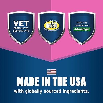 Pet Protect Fast-Acting Calming Supplement for Dogs, Vet-Formulated Tranquilify, Chicken-Flavored Soft Chews (60 Count)