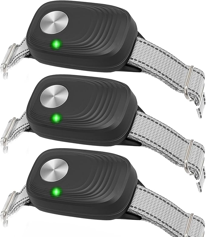 Automatic Pet Door Collar - Compatible with High Tech Pet Doors for MS-4 & MS-6 Collar Keys - Gray-3PK
