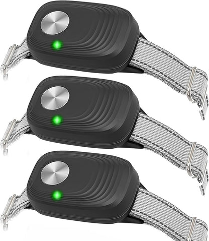 Automatic Pet Door Collar - Compatible with High Tech Pet Doors for MS-4 & MS-6 Collar Keys - Gray-3PK