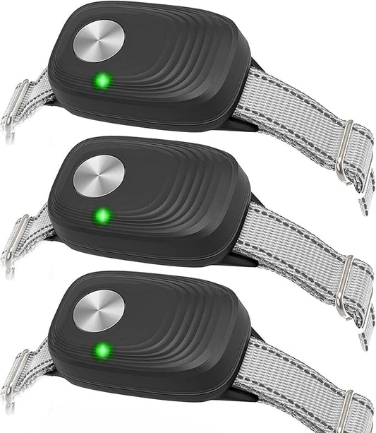 Automatic Pet Door Collar - Compatible with High Tech Pet Doors for MS-4 & MS-6 Collar Keys - Gray-3PK