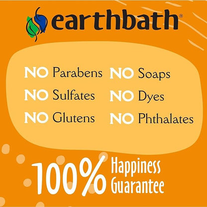 earthbath, Hypo-Allergenic Grooming Wipes - Fragrance Free Dog Wipes for Paws and Butt, Best Pet Wipes for Dogs with Sensitive Skin, Made in USA, Cruelty-Free Dog Cleaning Wipes - 100 Count (2 Pack)