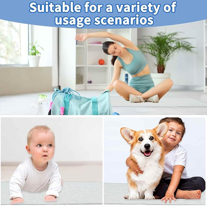 Dog Cooling Mat, Durable Machine Washable Pets Cool Pad, Large, Grey
