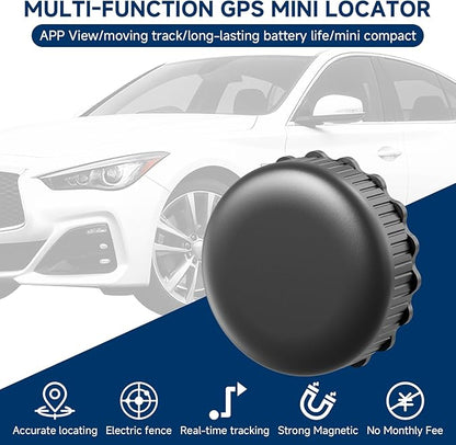 Mini GPS Tracker for Vehicles No Monthly Fee,GPS Car Tracker,Real Time Car GPS Tracker,Strong Magnetic Car Vehicle Tracking Anti-Lost for Car/Person/Pet/Items(Available for Android and iOS)