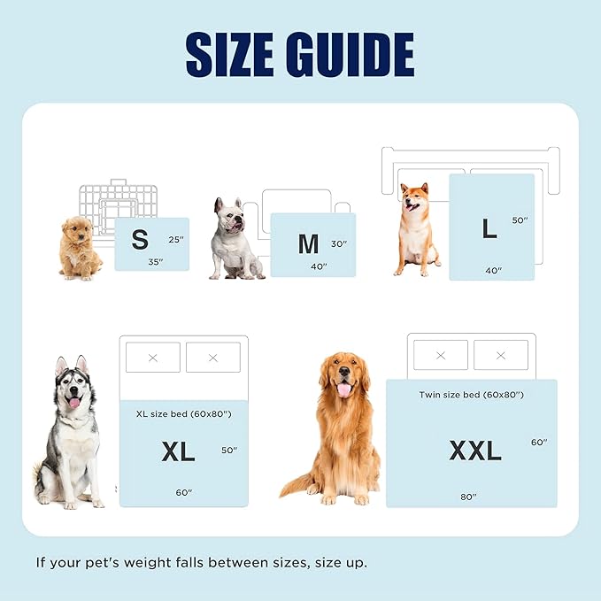 Tuiskusa Premium Cooling Blanket for Dogs Pet Cooling Pads Washable Pet Cool Mat for Cats Hot Weather Puppy Lightweight Throw Calming Pad(22x28 inches)