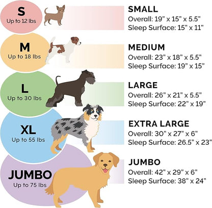 Furhaven Dog Bed for Large Dogs w/ Removable Washable Cover & Pillow Cushion Insert, For Dogs Up to 55 lbs - Two-Tone Faux Fur & Suede Oval Lounger - Gray, XL/Extra Large