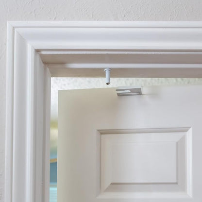 2 Pack – GlideLok Child Safety Door Top Lock | for Interior & Exterior Doors | Lock & Unlock from Both Sides | Stop Kids, Pets, Dogs & Cats from Opening Doors