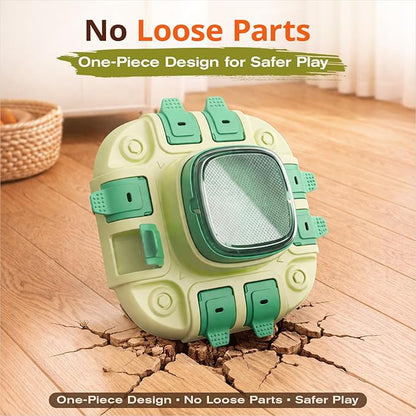 KADTC Dog Puzzle Toy, 2 Levels of Challenge, Push-to-Release Treat Dispenser, Slow Feeder & Mental Stimulation Enrichment Toy for Small Medium Large Dogs