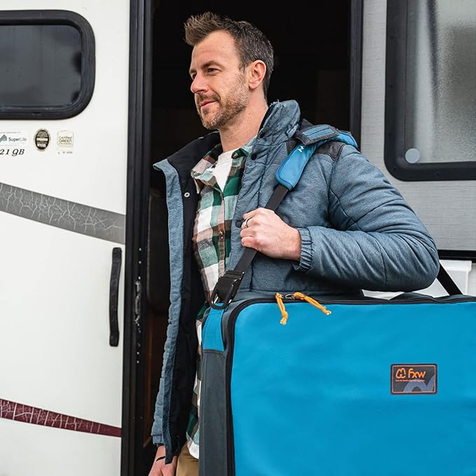 FXW Specialized Dog Playpen Storage Bag (Not Suitable for Other Brands), Designed for RV Trips, Fits 24" H 8 Panels and 9 Stakes, 1 Pack│Patented