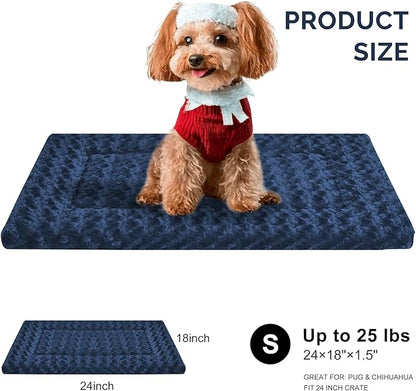 Dog Bed Mat - Crate Pad - Reversible Mat for Pet Comfort - Soft Bed Crate Pads with Dual-Sided Design for All Seasons - Durable, Machine Washable Mat for Travel and Home