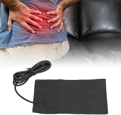 Hyuduo Carbon Fiber Heating Pad, 10 x 15cm, DC 5V USB Powered, 60℃ Constant Temperature, Quick Heat for Pet Bed, Chair Cushion, Clothing
