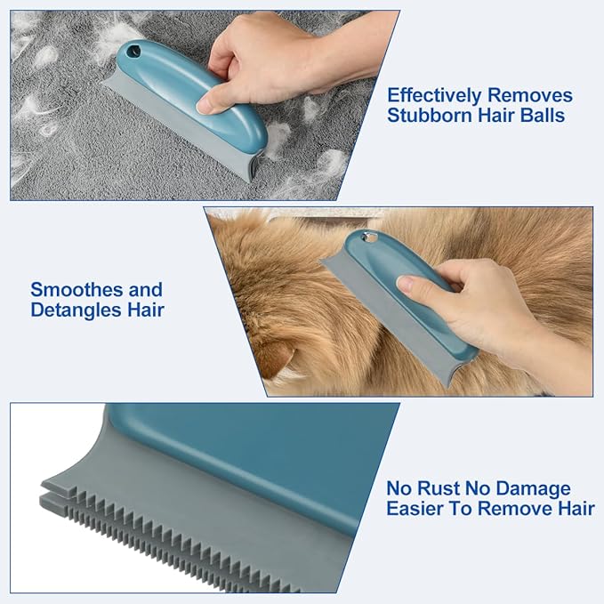 LANMU Pet Hair Remover, Dog Cat Fur Removal Tool Attachment for V7 V8 V10 V11 V12 V15 Detect Gen5 Outsize Vacuum, Lint Cleaner Carpet Scraper Brush for Couch, Pet Towers, Rugs, Car, Clothes
