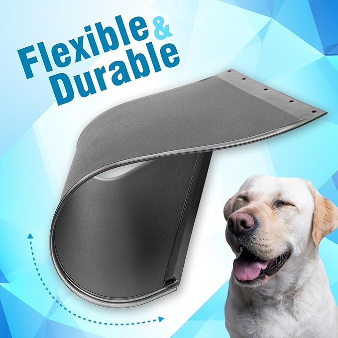 AMZOO Large Replacement Dog Door Flap Compatible with PetSafe Dog Door Measures 16 7/8” x 10 1/8” PAC11-11039