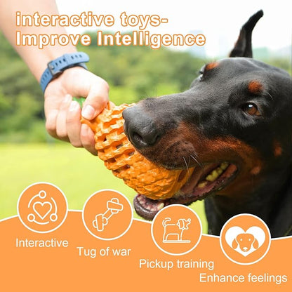 Pineapple Dog Chew Toys - Indestructible Toys for Medium Aggressive Chewers